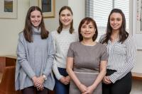 Nancy Kerner and three study team members
